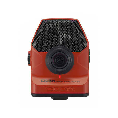 Q2n/R камера со стереомикрофонами красная Zoom