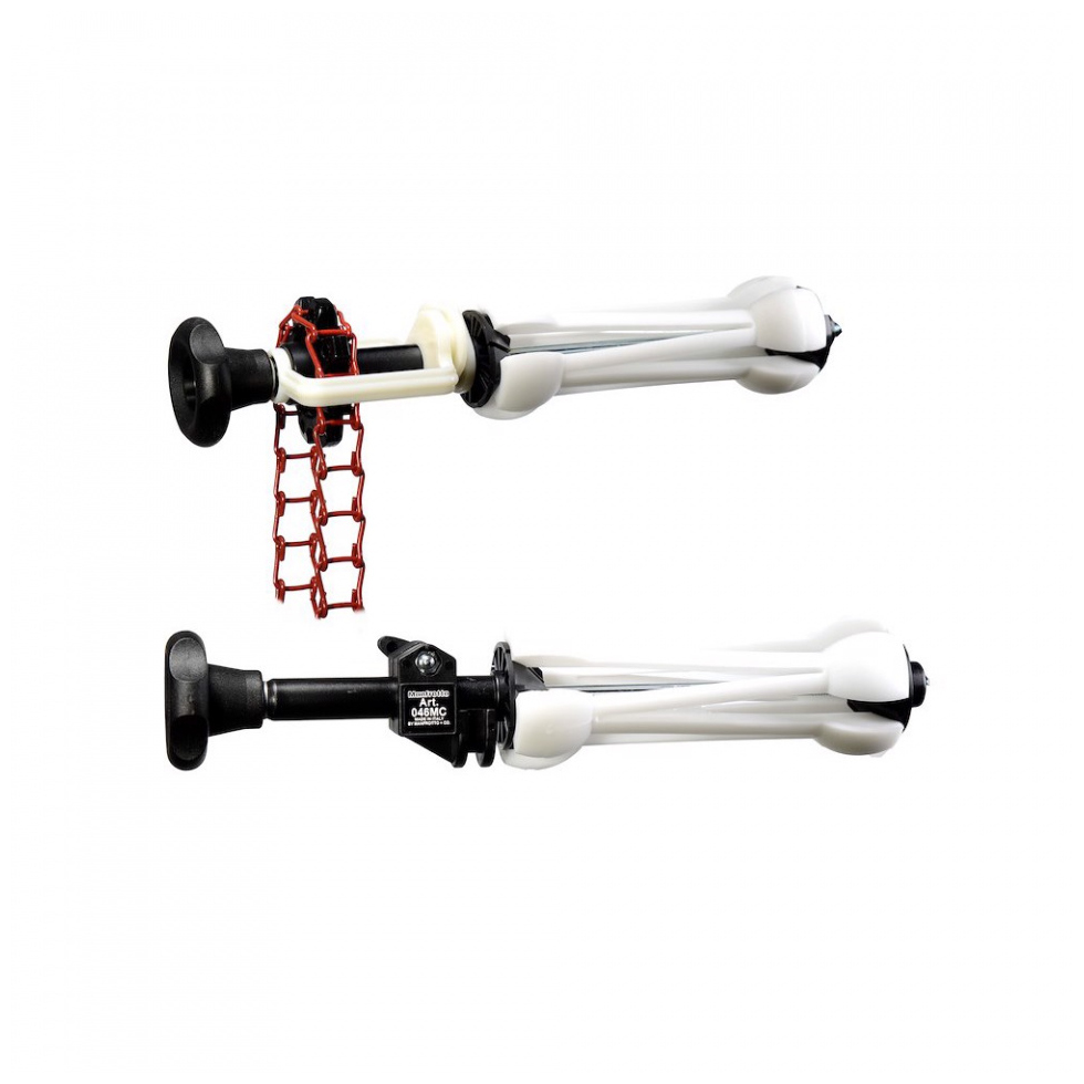 046MCR держатель бум. фона., метал. цепь красная Manfrotto