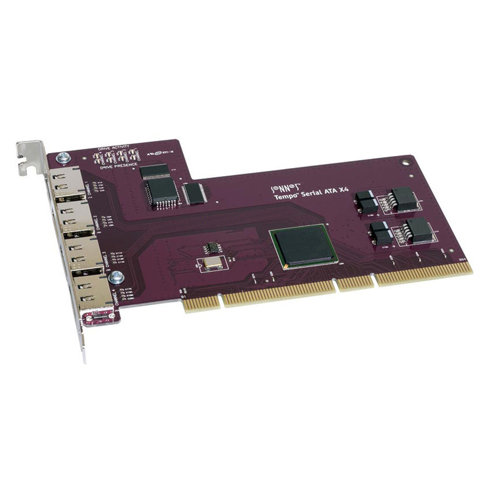 Tempo SATA X4P хост-адаптер PCIe x4 с 4-мя внутренними портами SATA II Sonnet
