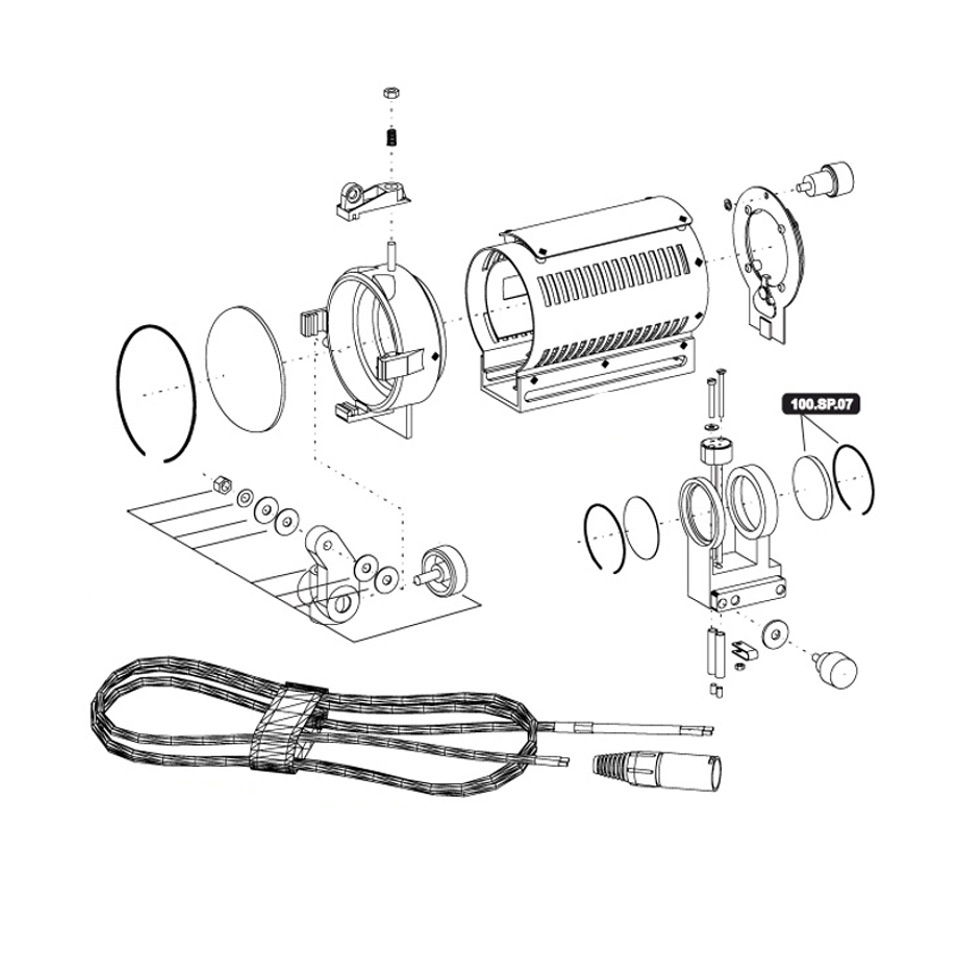 100.SP.07 запчасть Dedolight