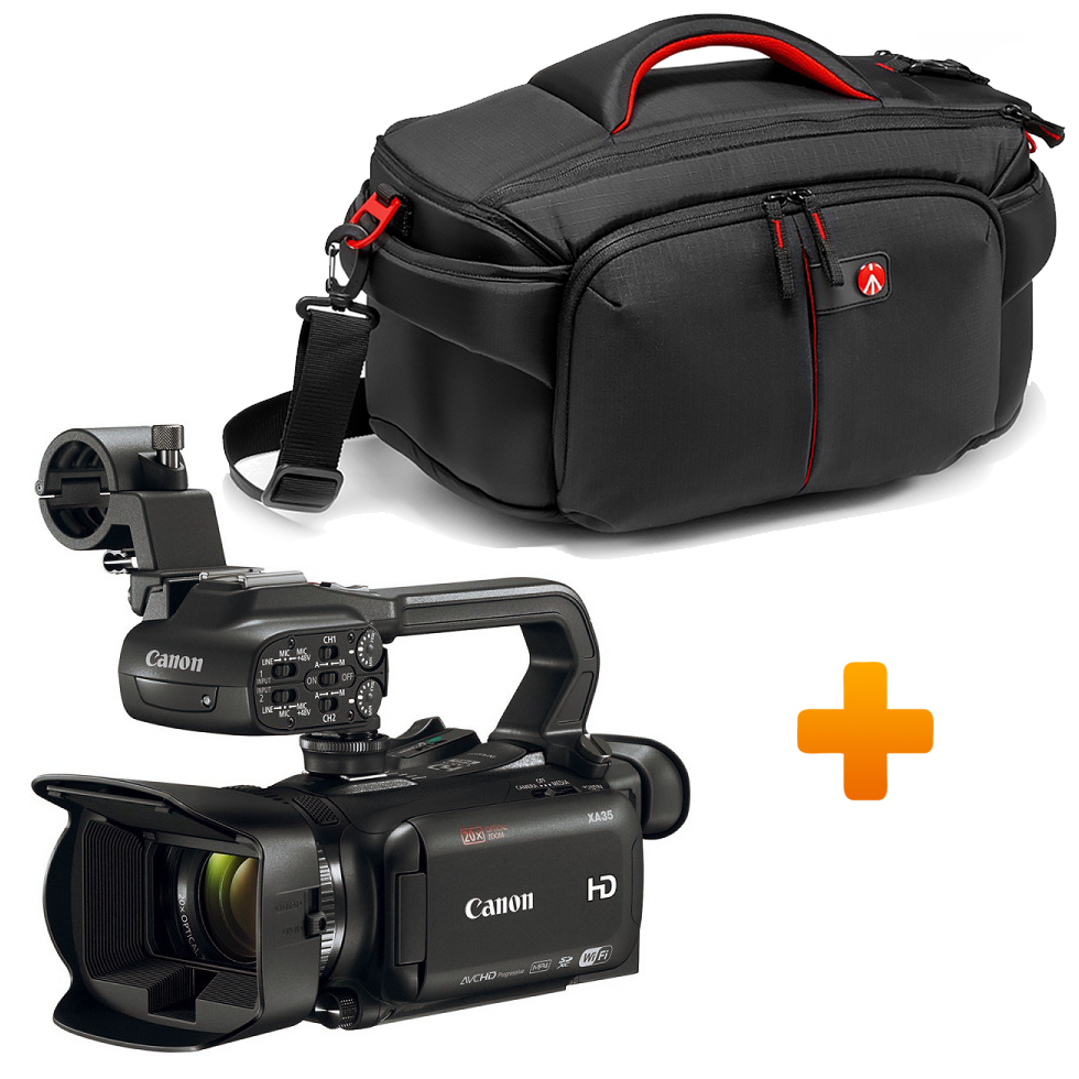 Canon XA35 + Manfrotto MB PL-CC-191N камера и сумка Комплект