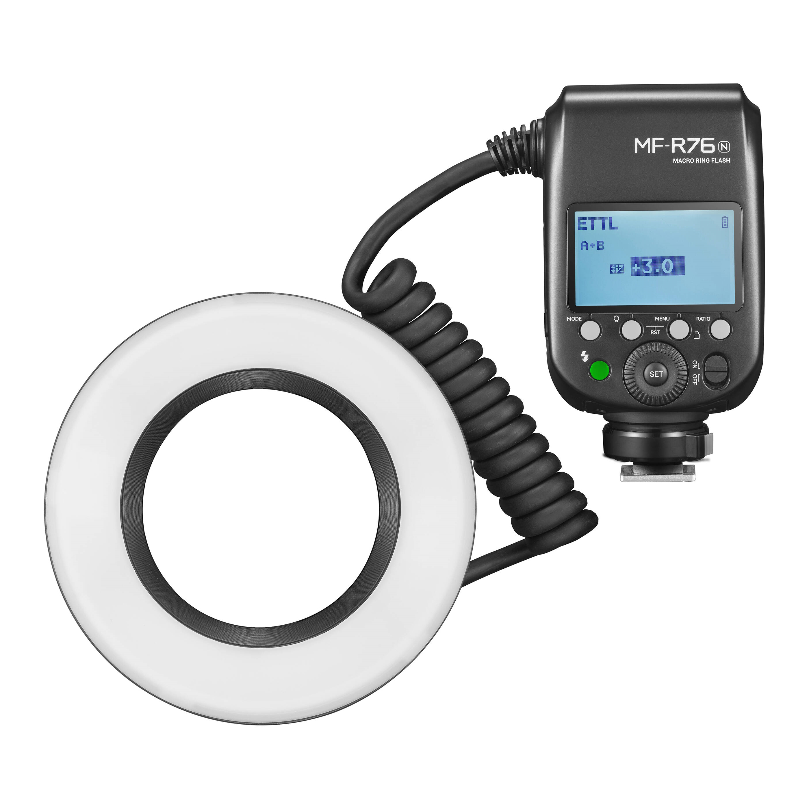 MF-R76N TTL для Nikon вспышка для макросъемки Godox
