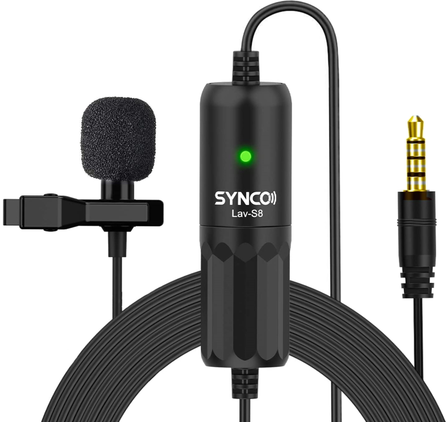 S8 петличный микрофон SYNCO