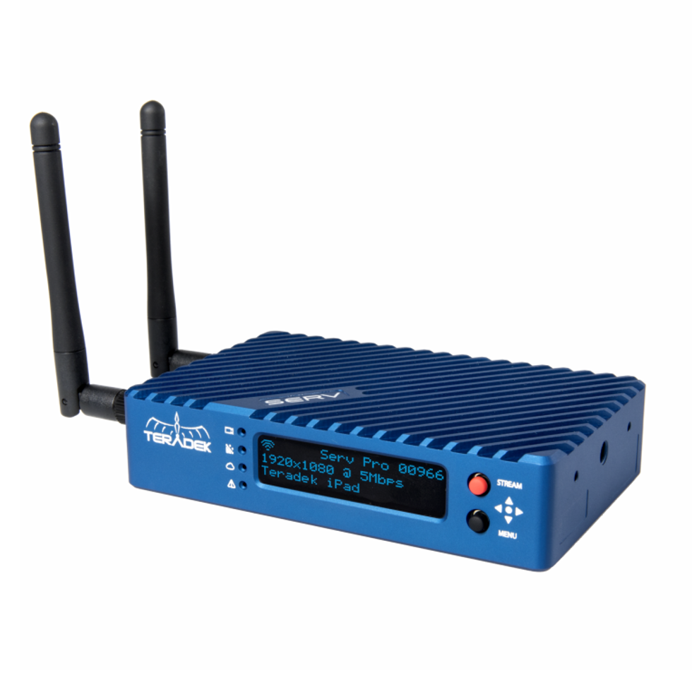 Serv Pro SDI/HDMI Video Server GbE WiFi аппаратное потоковое устройство Teradek