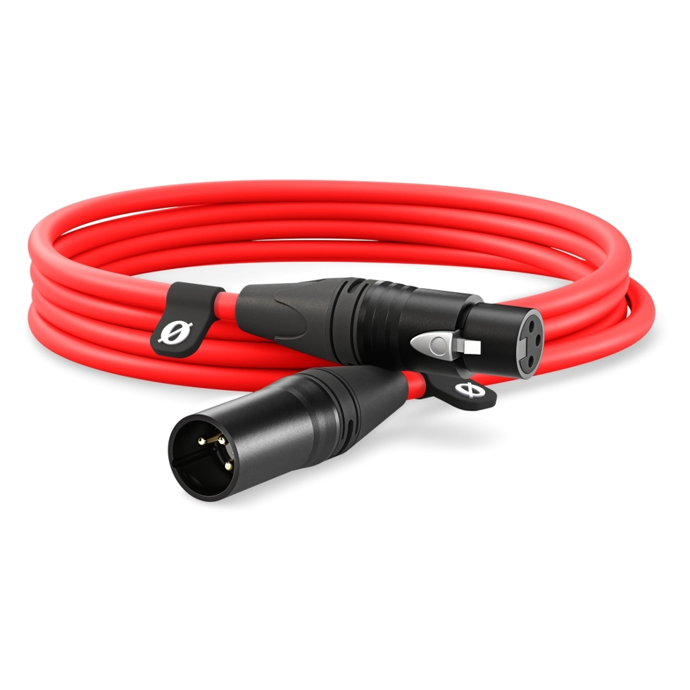 XLR CABLE-3M(RED) кабель RODE