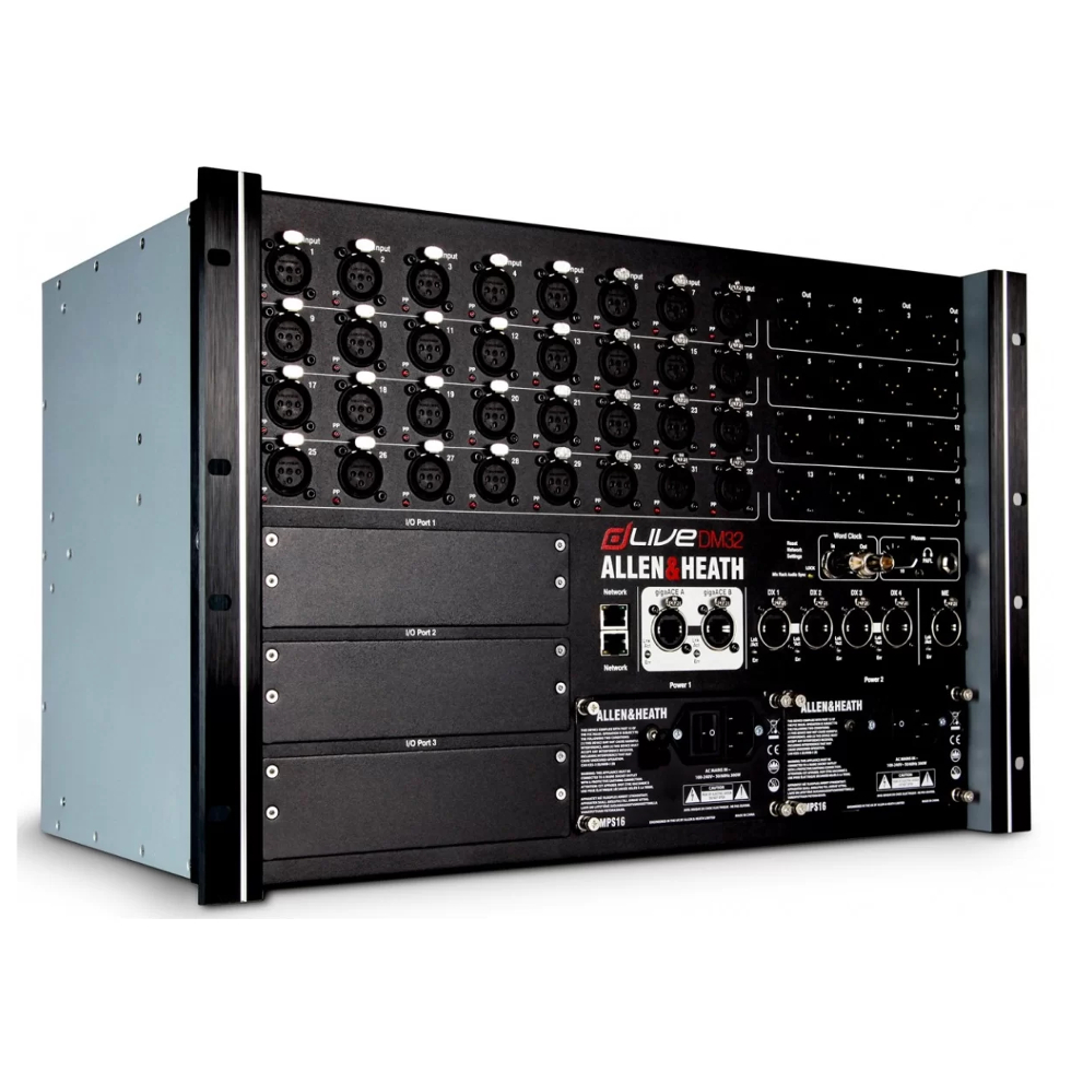dLive S Class DM32 MixRack Ultra FX 128 x 64 mix engine микшерный модуль Allen&Heath