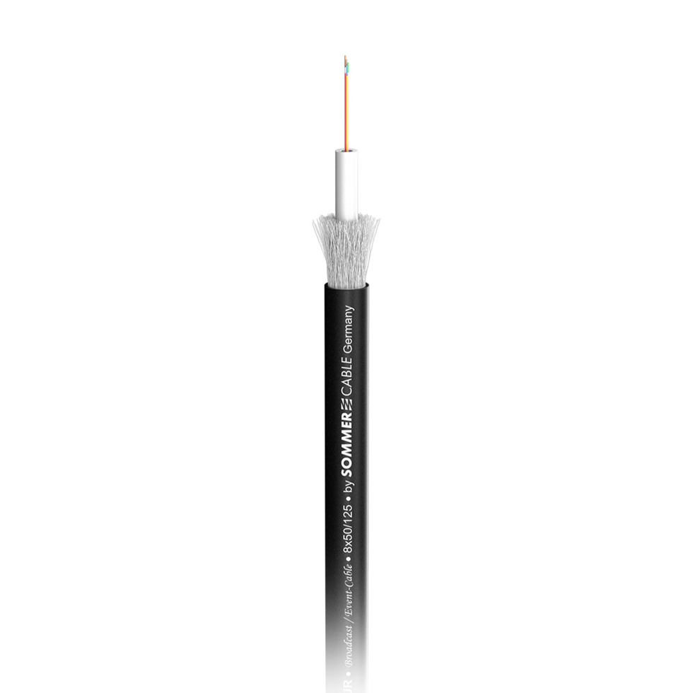 SC-OCTOPUS-G OM3 8, оболочка:  FRNC / LSZH 7,0 мм, цвет:  черный оптоволоконный кабель Sommer Cable