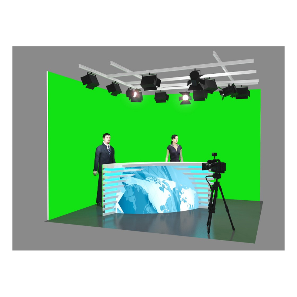 CKC 16 комплект светодиодных светильников для студии RusRay