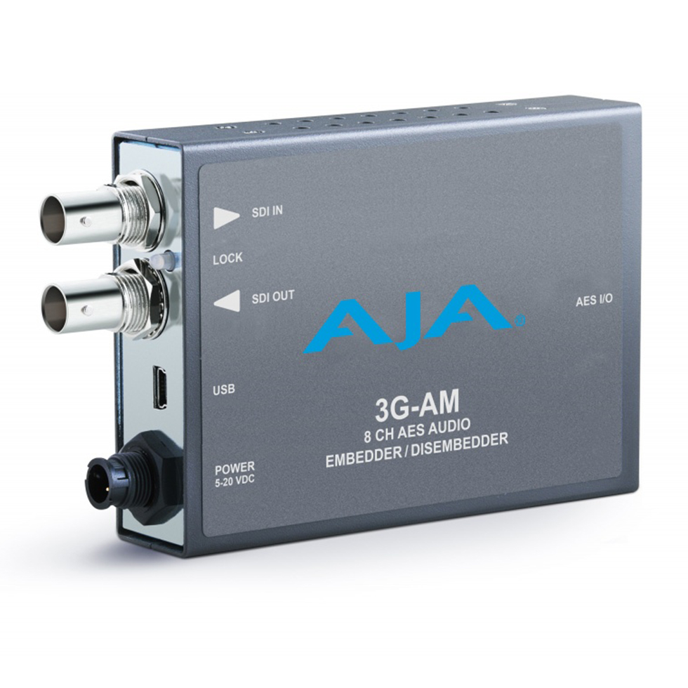 3G-AM-BNC 8-канальный эмбеддер/деэмбеддер AJA