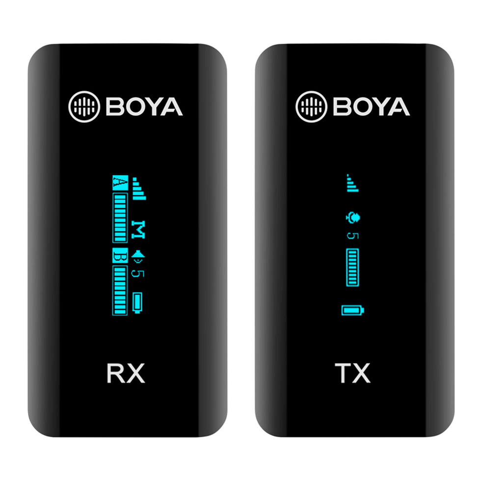 BY-XM6-S1 двухканальная беспроводная микрофонная система Boya
