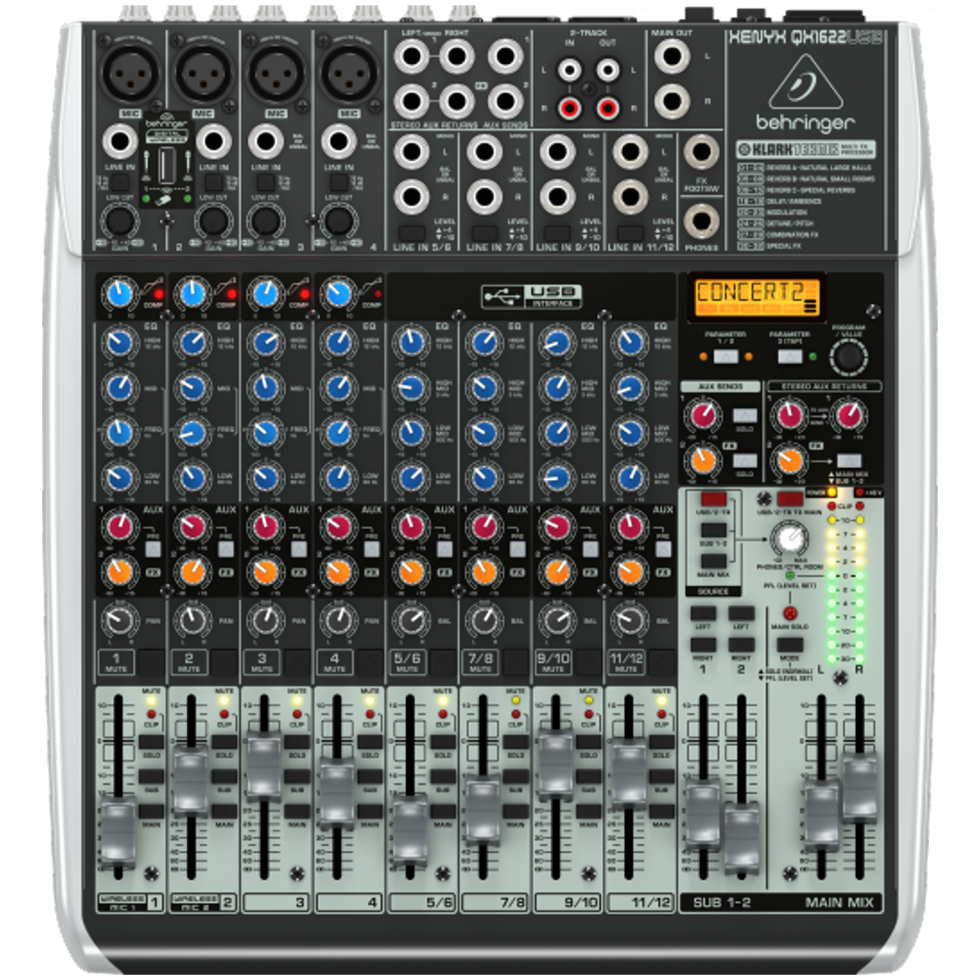 QX1622USB аналоговый микшер Behringer