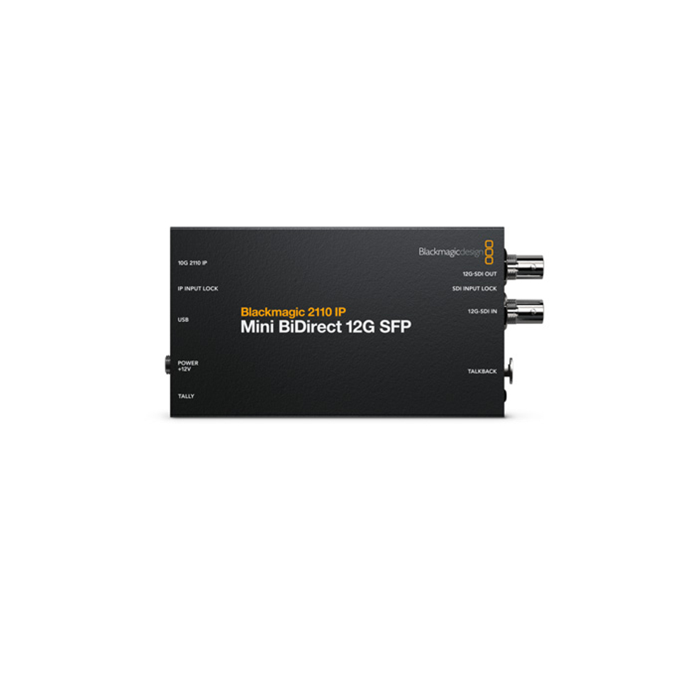 2110 IP Mini BiDirect 12G SFP конвертер Blackmagic