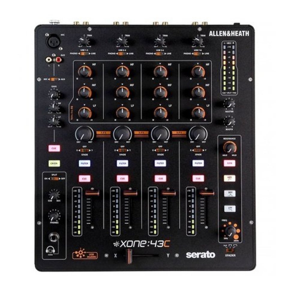 XONE:43C клубный DJ микшер Allen&Heath