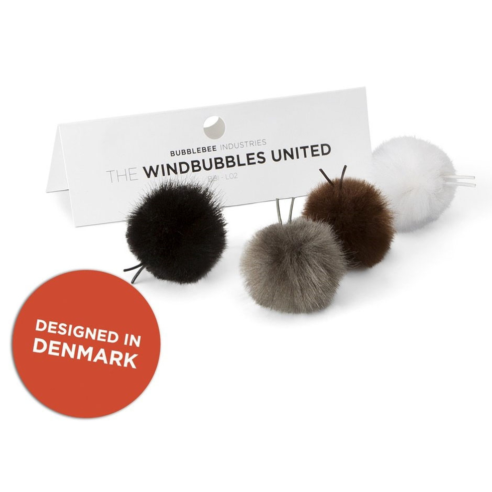 BBI-L03-UNITED набор ворсовых ветрозащит для петличного микрофона Bubblebee Industries