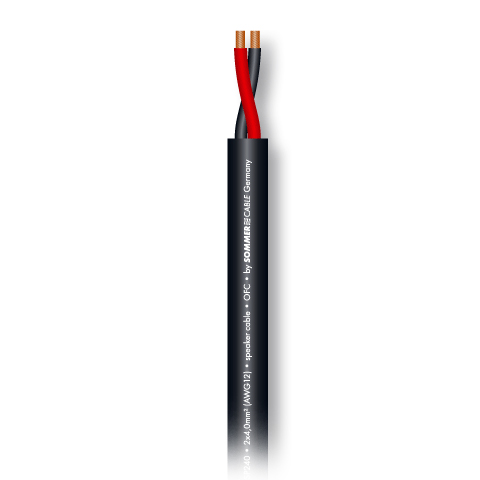 SC-MERIDIAN SP240 FRNC BLK акустический кабель, 2x4,0 мм², FRNC, чёрный Sommer Cable