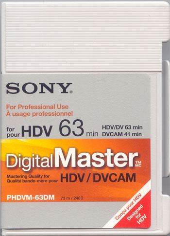 PHDVM-63DM видеокассета Sony