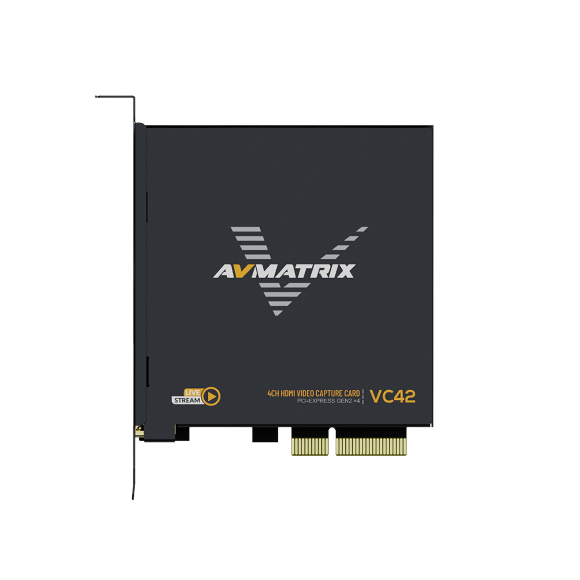 VC42 4CH HDMI PCIE плата видеозахвата AVMatrix