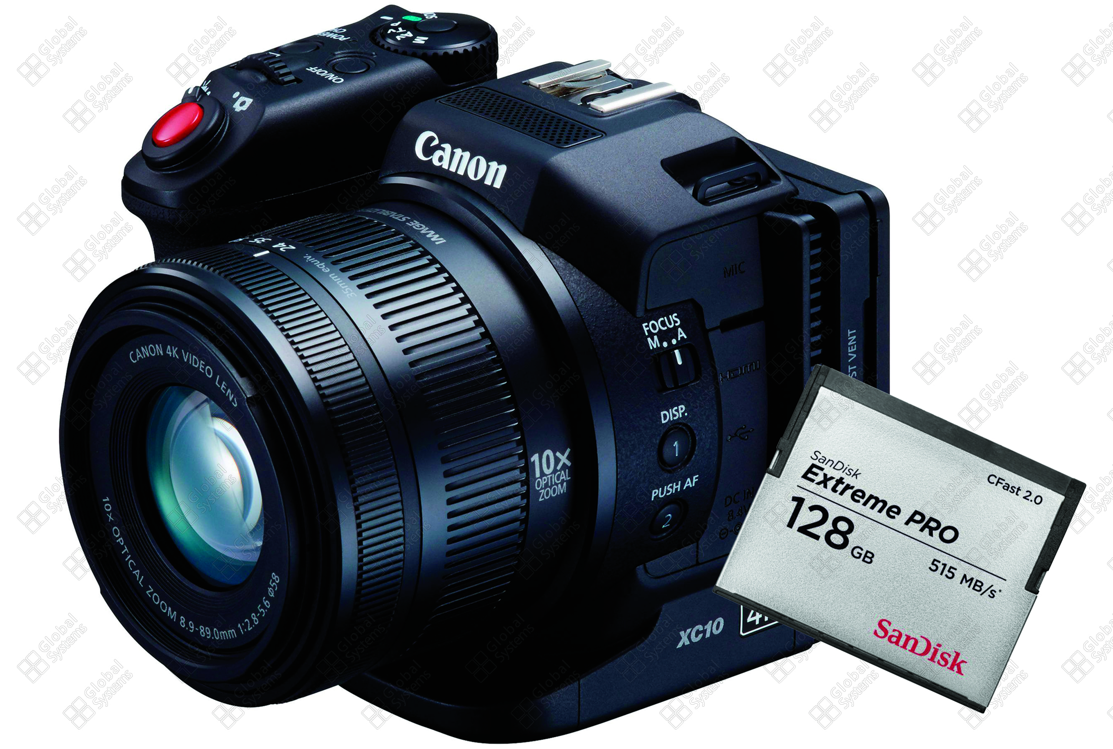 XC10 + 128GB CFAST видеокамера с картой памяти в комплекте Canon