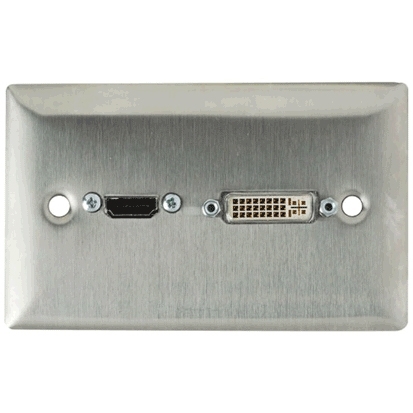WP-HDMI-DVI панель с разъемами DVI-I и HDMI (розетки) Gefen