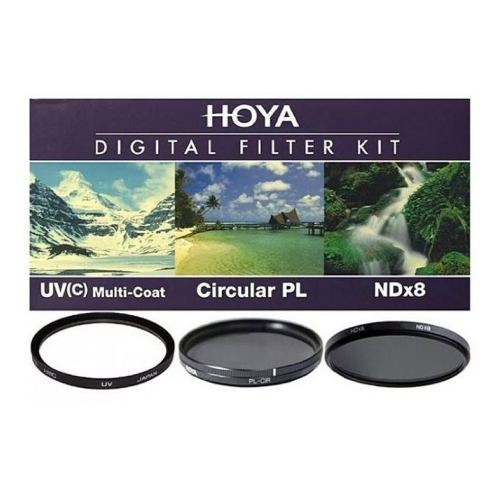 KIT: UV (C) HMC MULTI, PL-CIR, NDX8 52.0MM набор фильтров Hoya