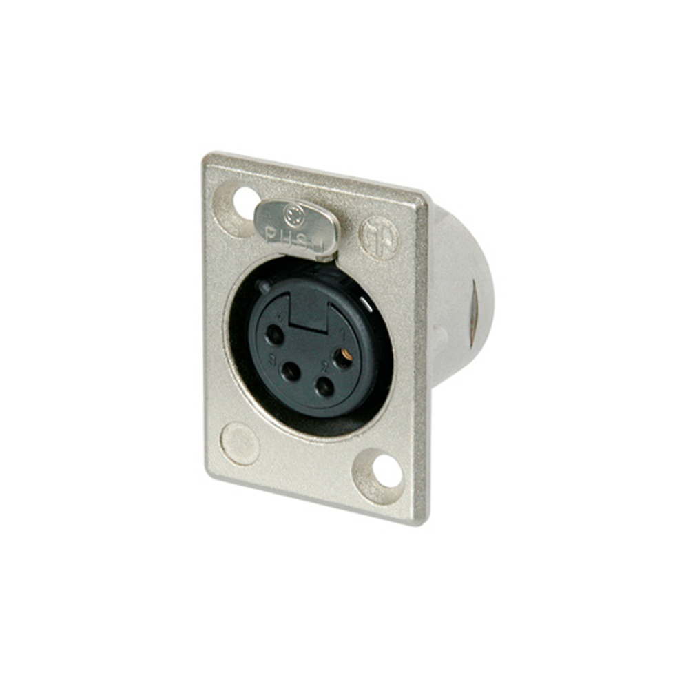 NC4FP-1 панельный разъем XLR Neutrik