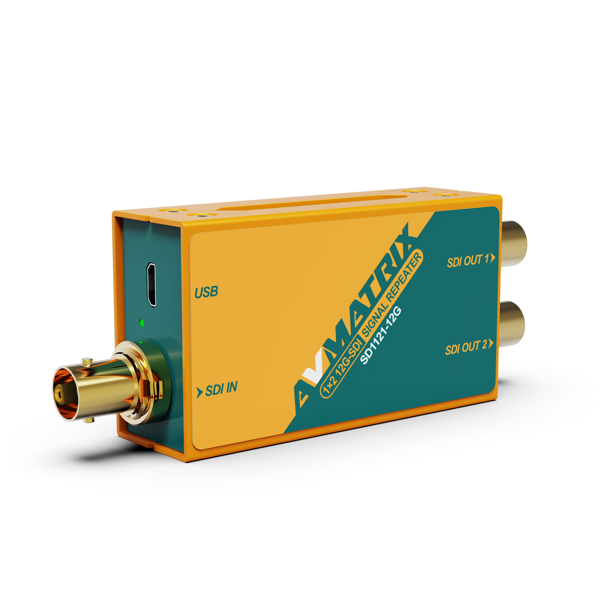 SD1121-12G 1×2 12G-SDI усилитель-распределитель AVMatrix