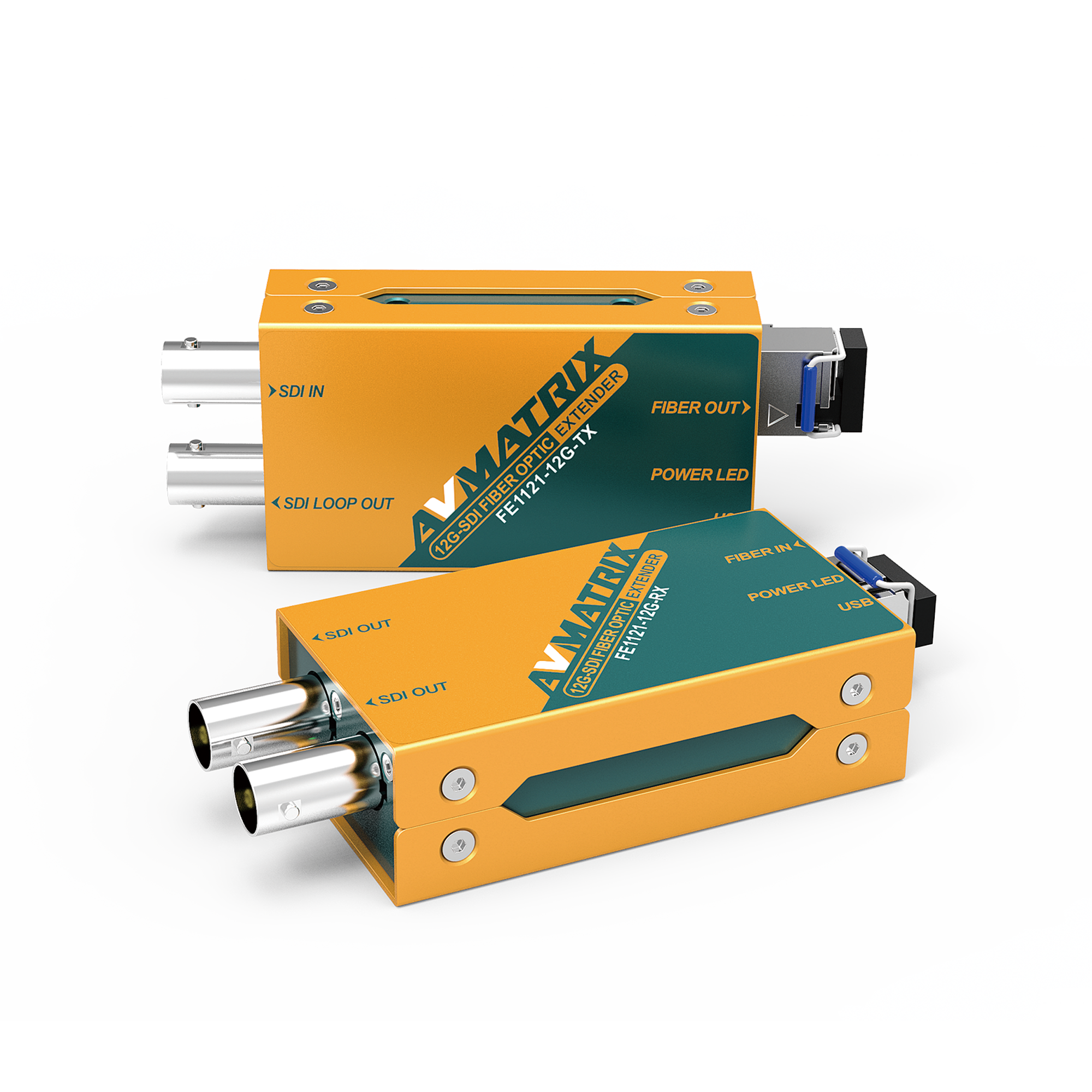 FE1121-12G SDI 10км волоконно-оптический удлинитель AVMatrix
