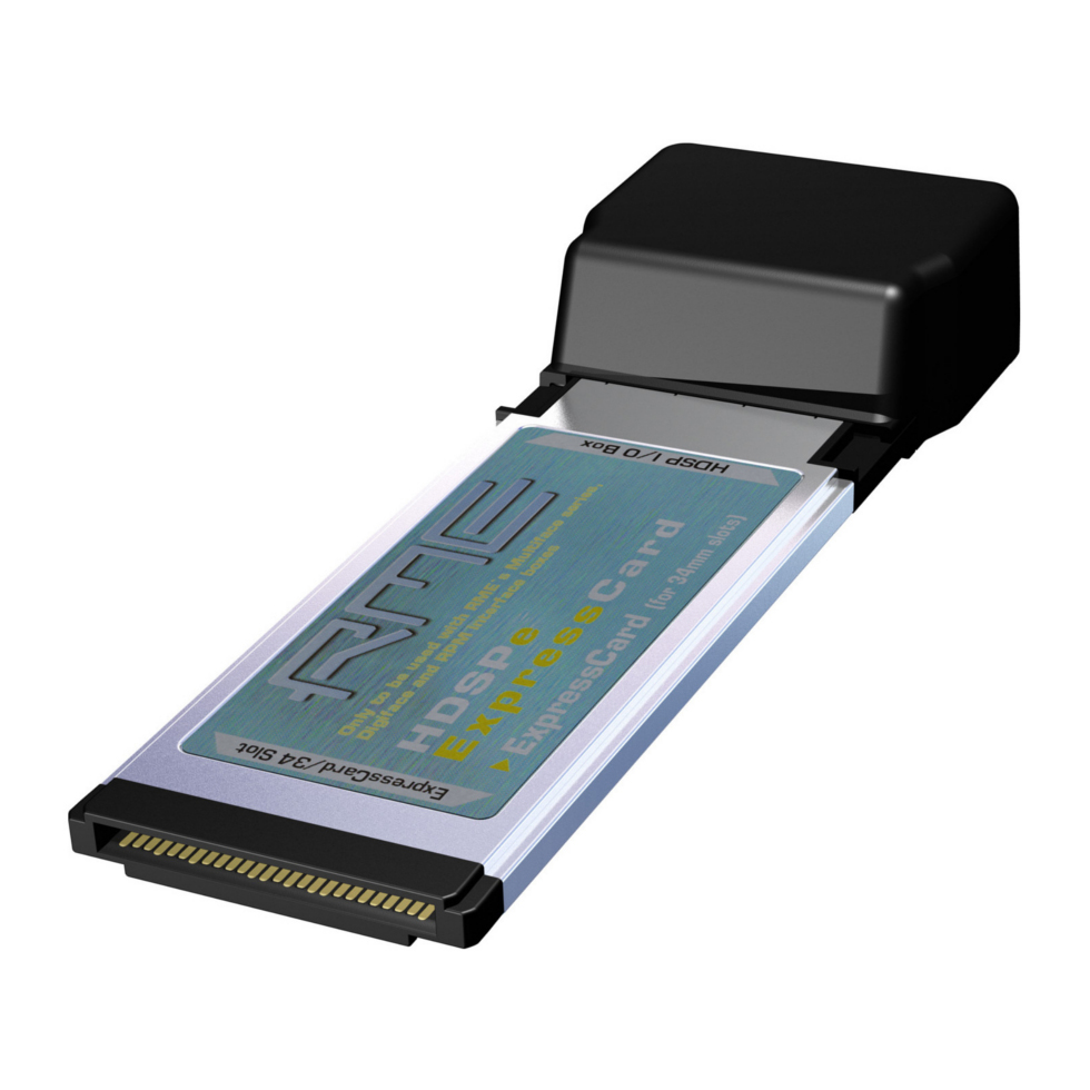 HDSPe ExpressCard RME