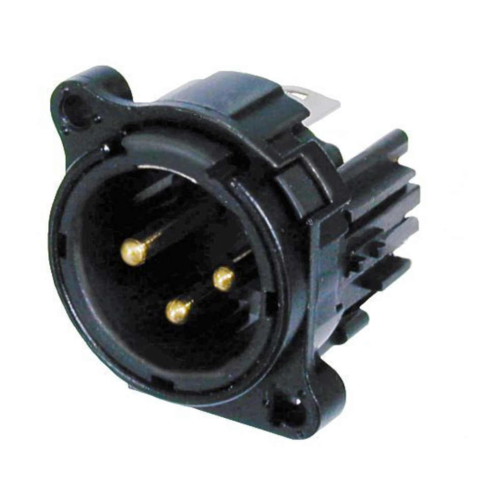 NC3MBH-B панельный разъем Neutrik