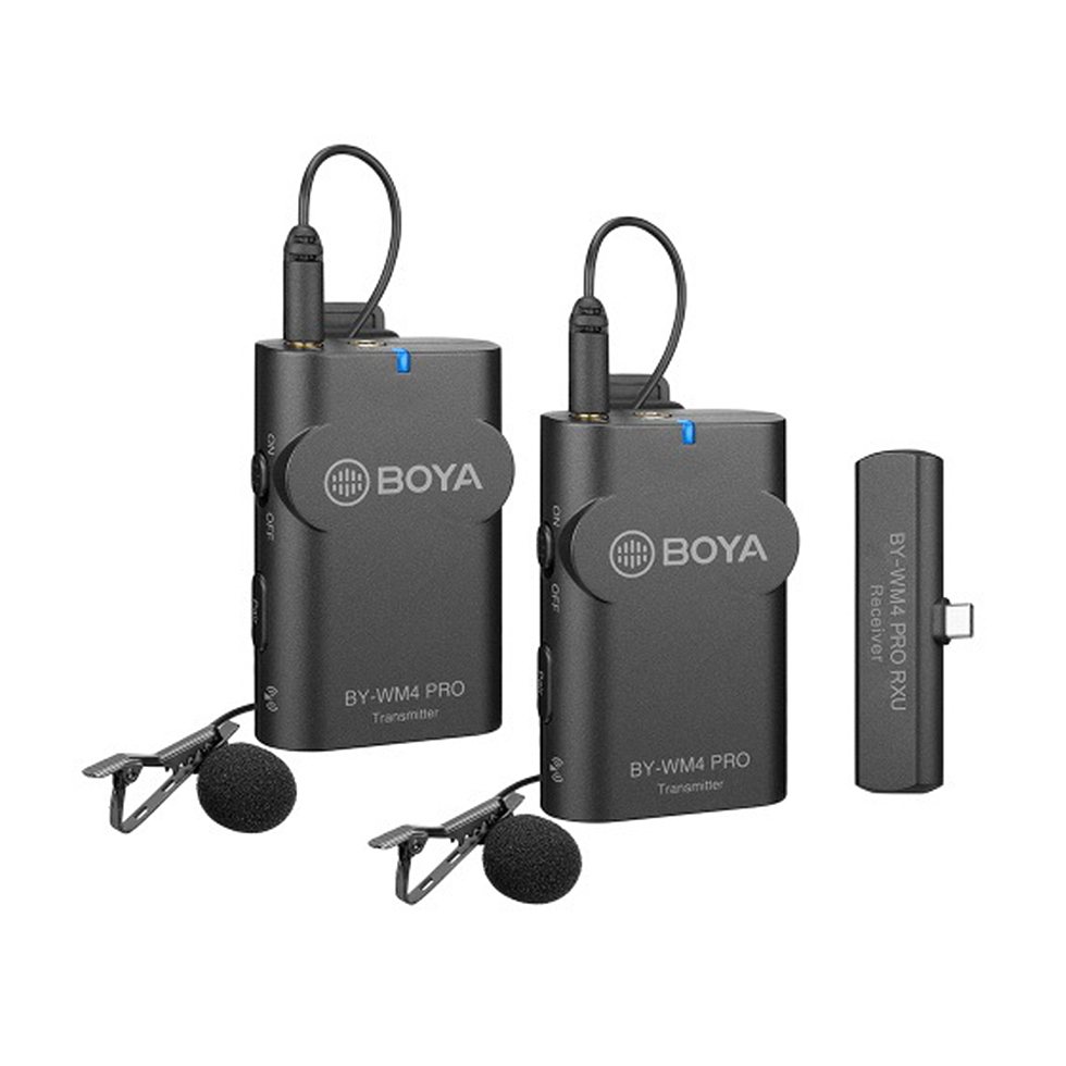 BY-WM4 Pro-К6 двухканальный беспроводной микрофон Boya