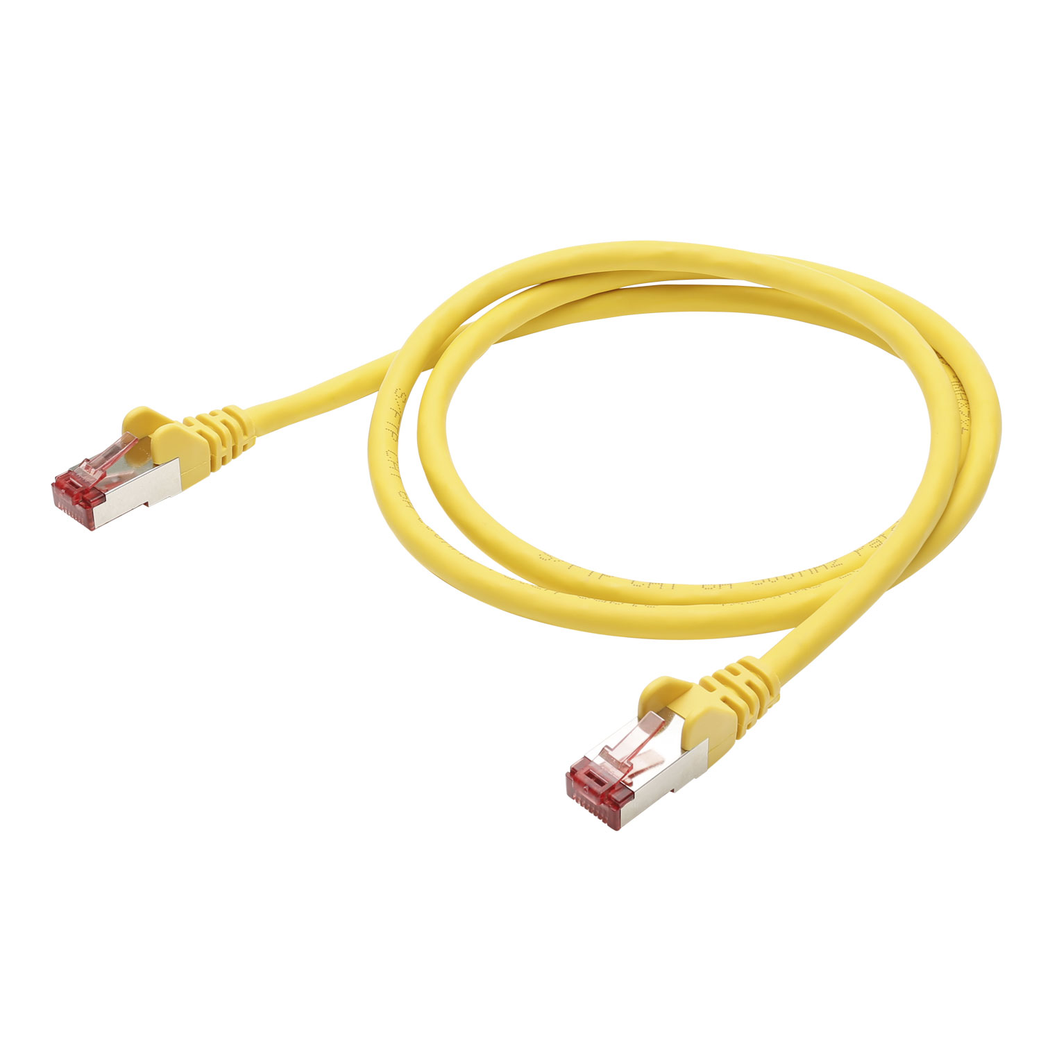 BASIC CAT.6a,  1 х RJ45 штекер <---->  1 х RJ45 , 0,50 м, желтый готовый сетевой провод Sommer Cable