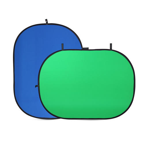 RE2010 blue/green фон складной двусторонний 1,5х2 м, синий/зеленый E-Image