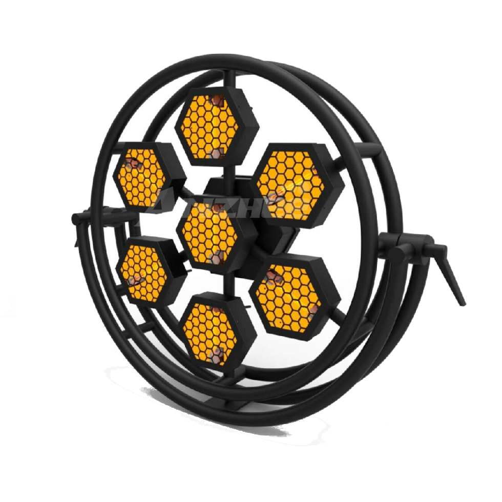 Lamp FLower 7 ламповый прожектор типа Blinder Anzhee