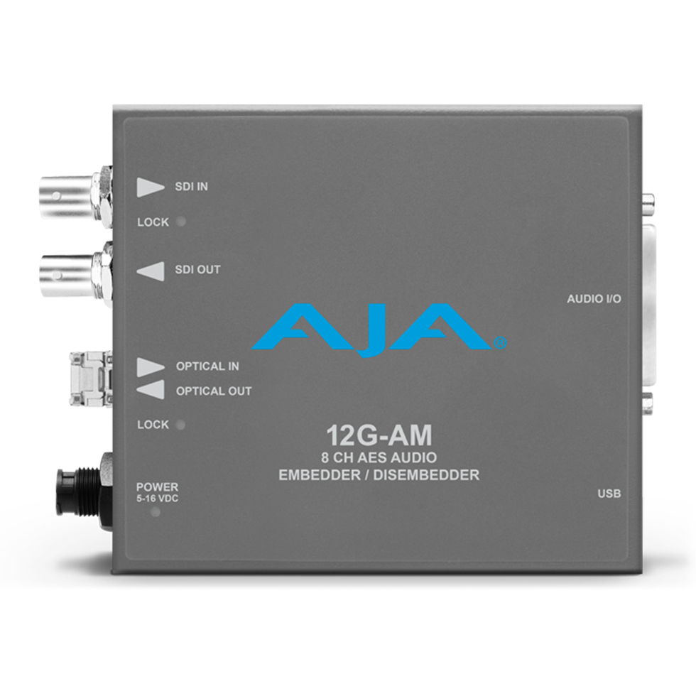 12G-AM 8-канальный эмбеддер/деэмбеддер AJA