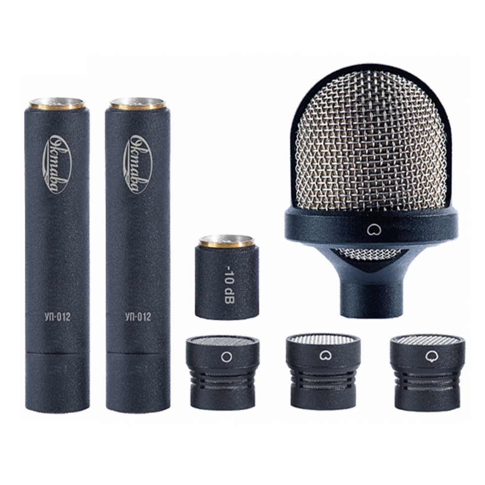 МК-012-40 (стереопара , черный, в деревянном футляре) микрофоны Октава
