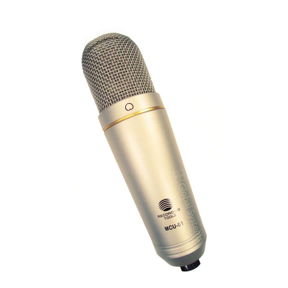 MCU-01 (никель, без паука и стойки) USB микрофон Recording Tools