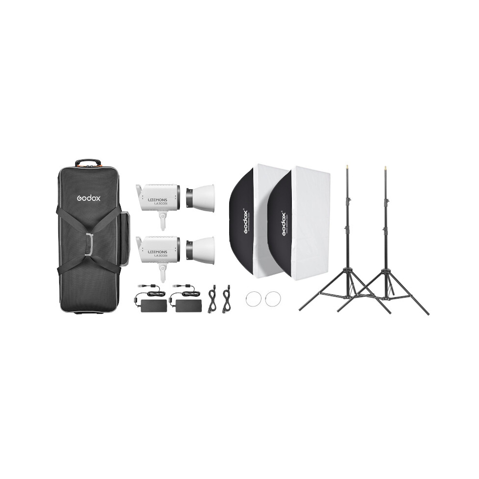 LITEMONS LA300Bi K1 комплект светодиодных осветителей Godox