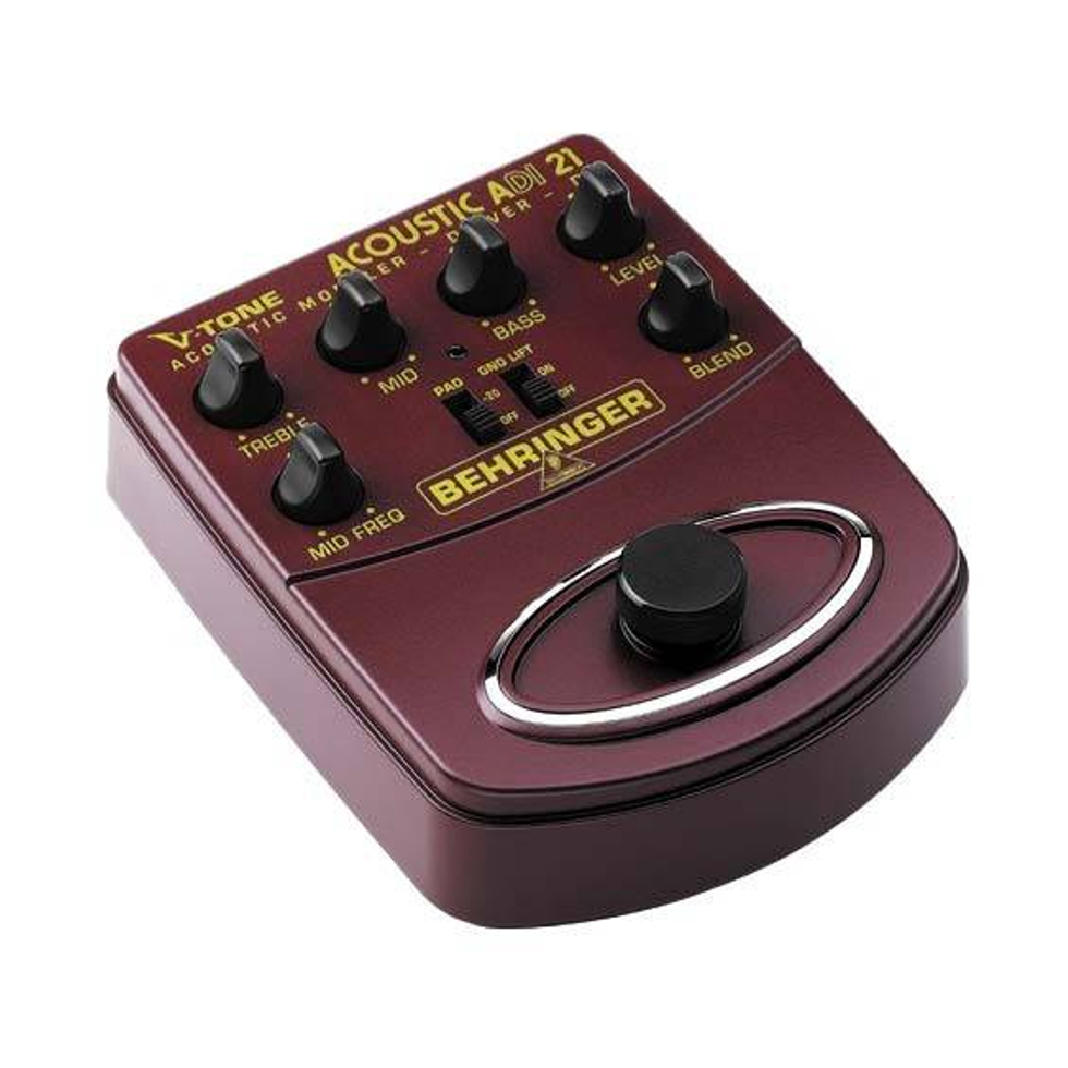 V-TONE ACOUSTIC ADI21 педаль моделирования усилителей Behringer