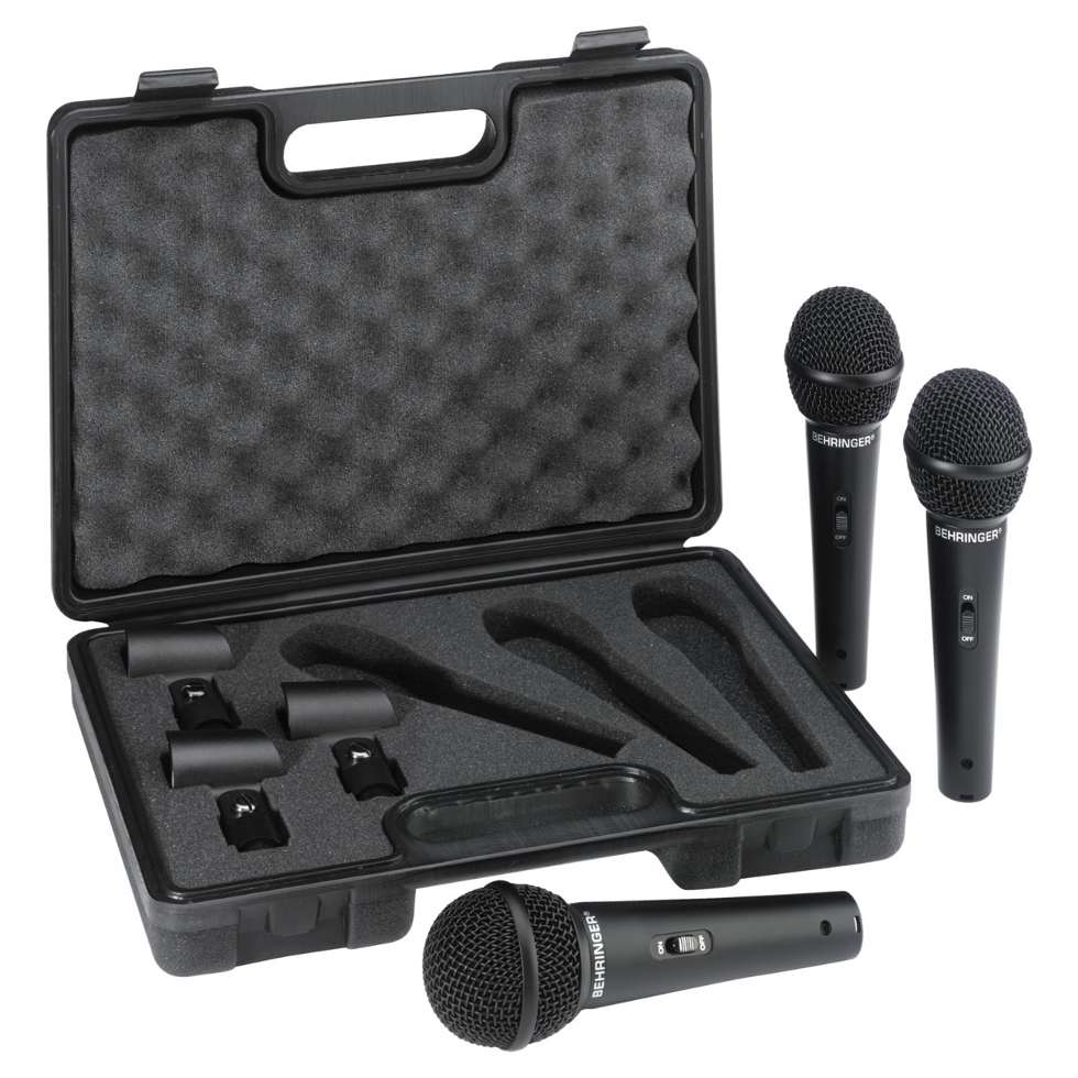 XM1800S комплект из 3 суперкардиоидных динамических микрофонов Behringer
