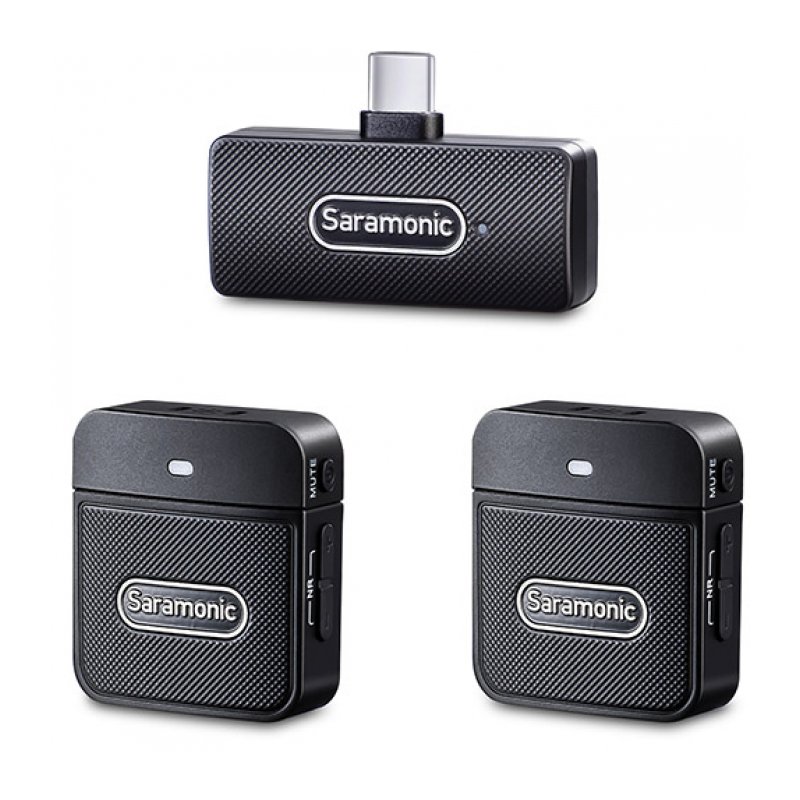 Blink100 B6(TX+TX+RXUC) радиосистема 2,4Гц приемник + 2 передатчика, разъем Type-C Saramonic