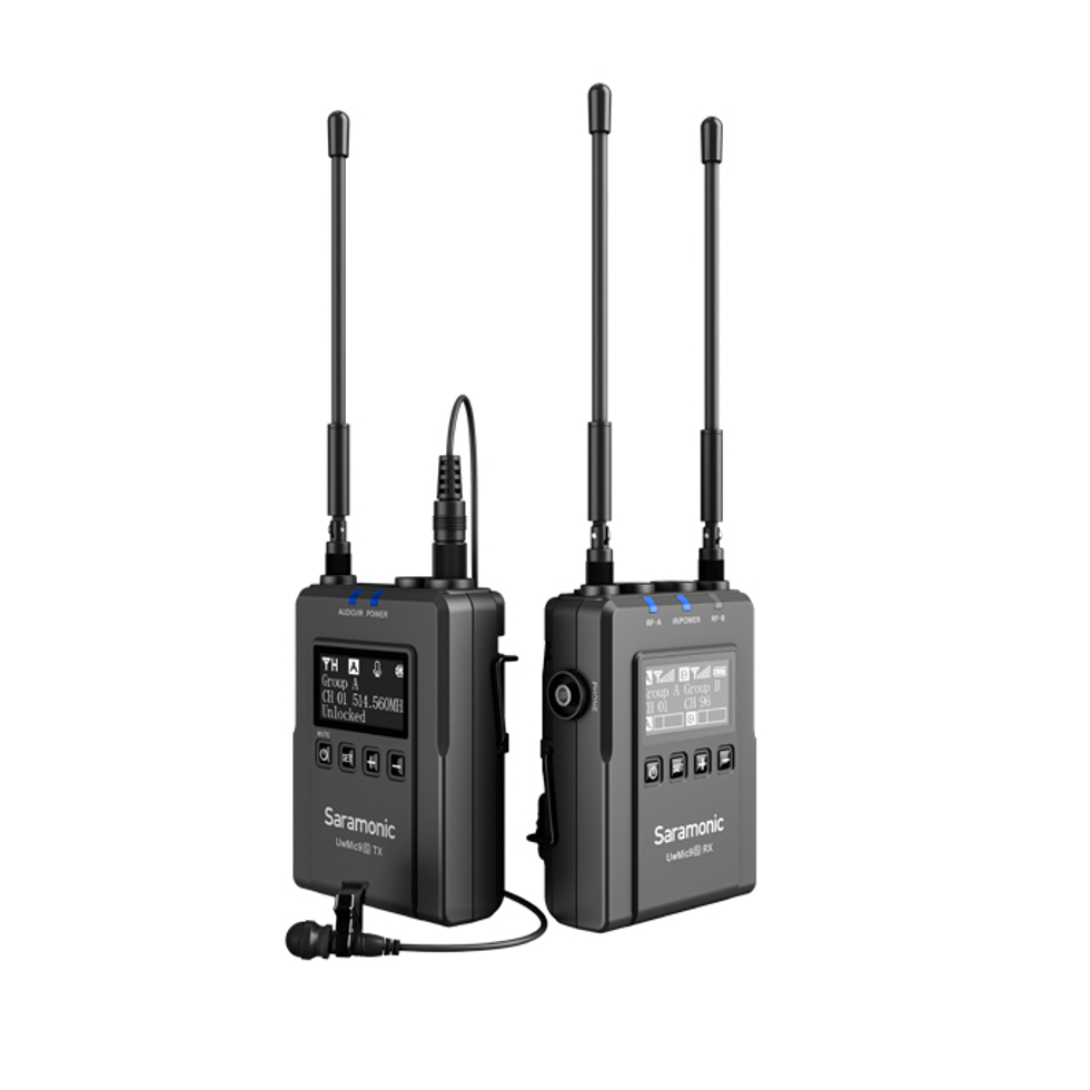 UwMic9s Kit1 (RX9S+TX9S) радиопетличка Saramonic