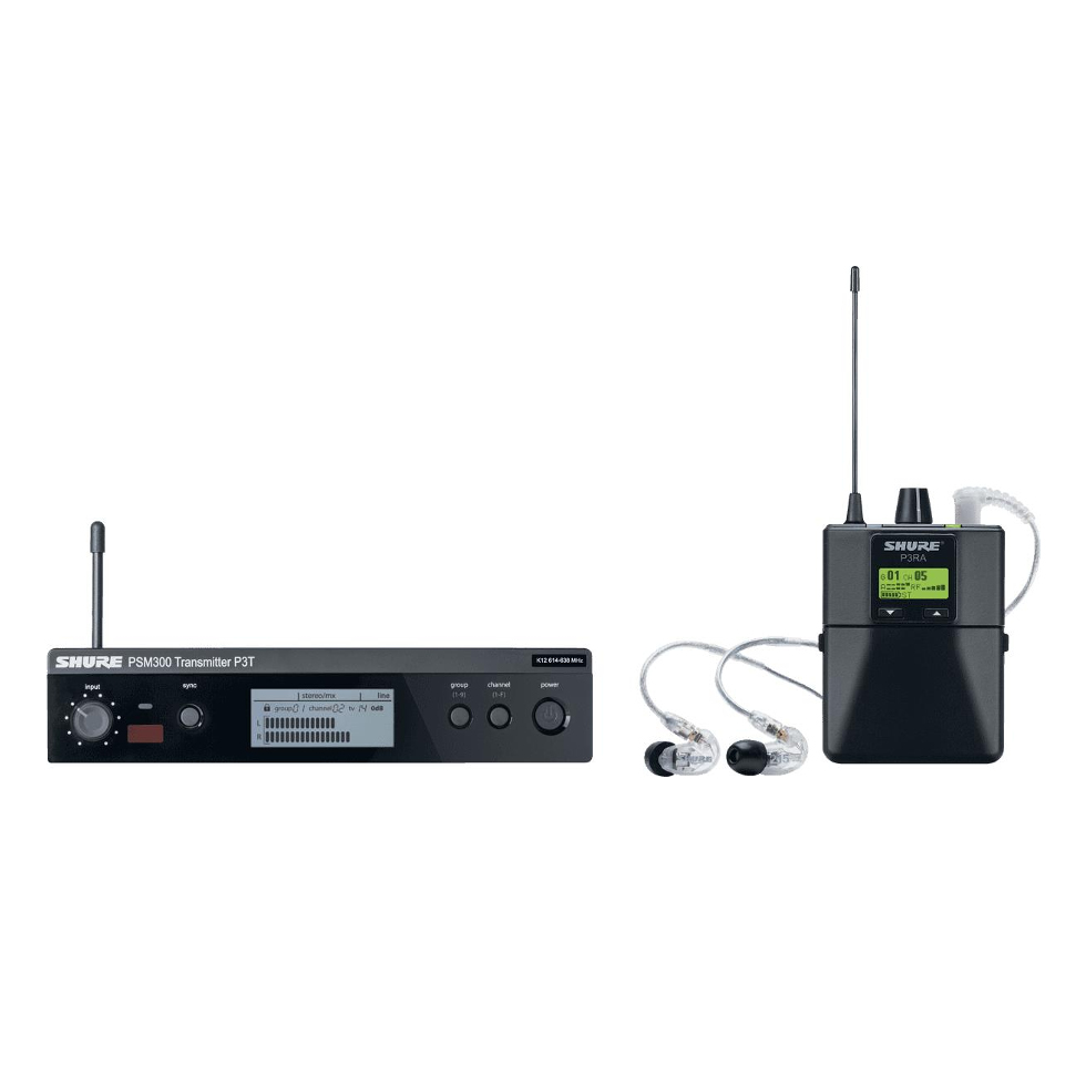 P3TERA215CL K3E беспроводная система персонального мониторинга Shure