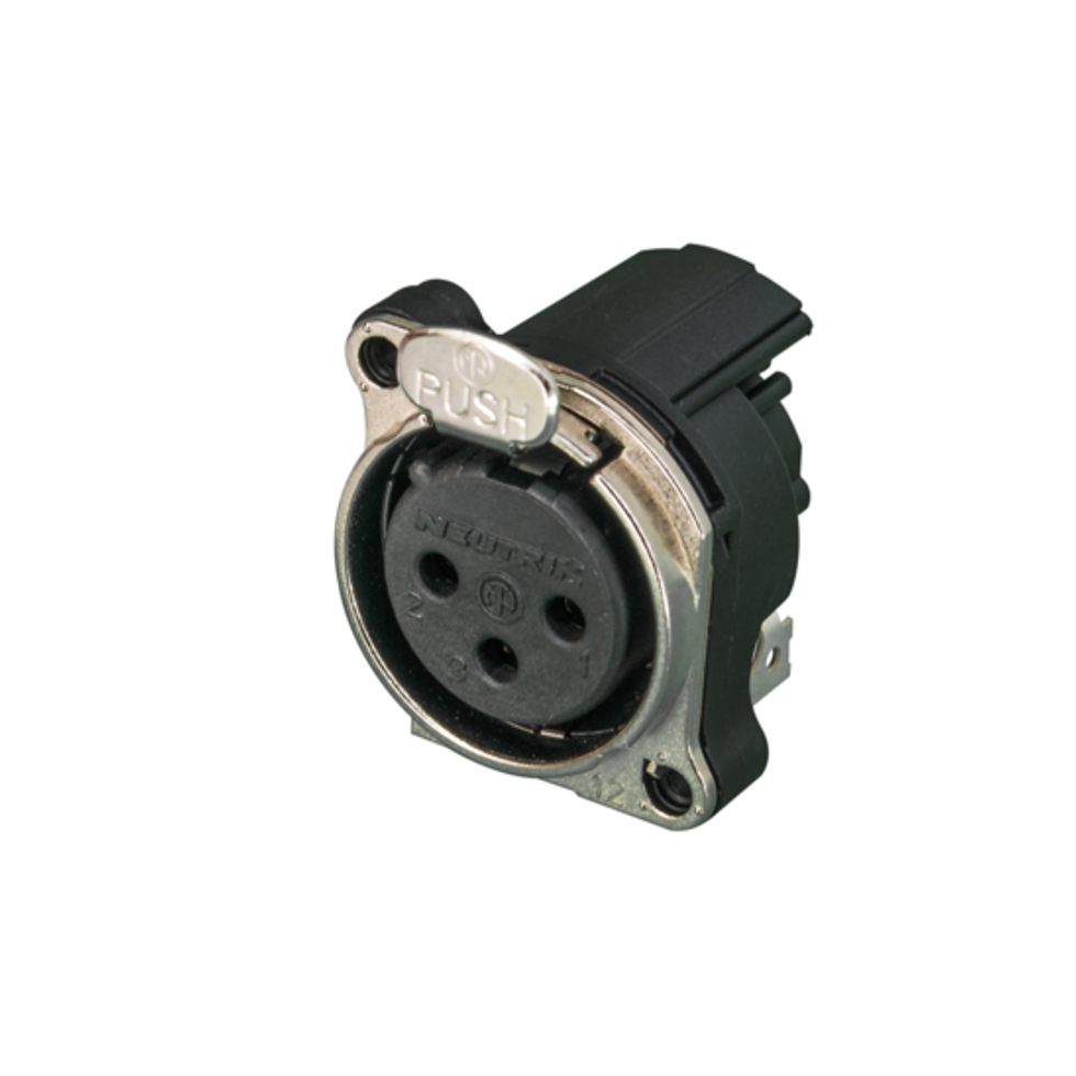 NC3FBH1-E панельный разъем XLR Neutrik