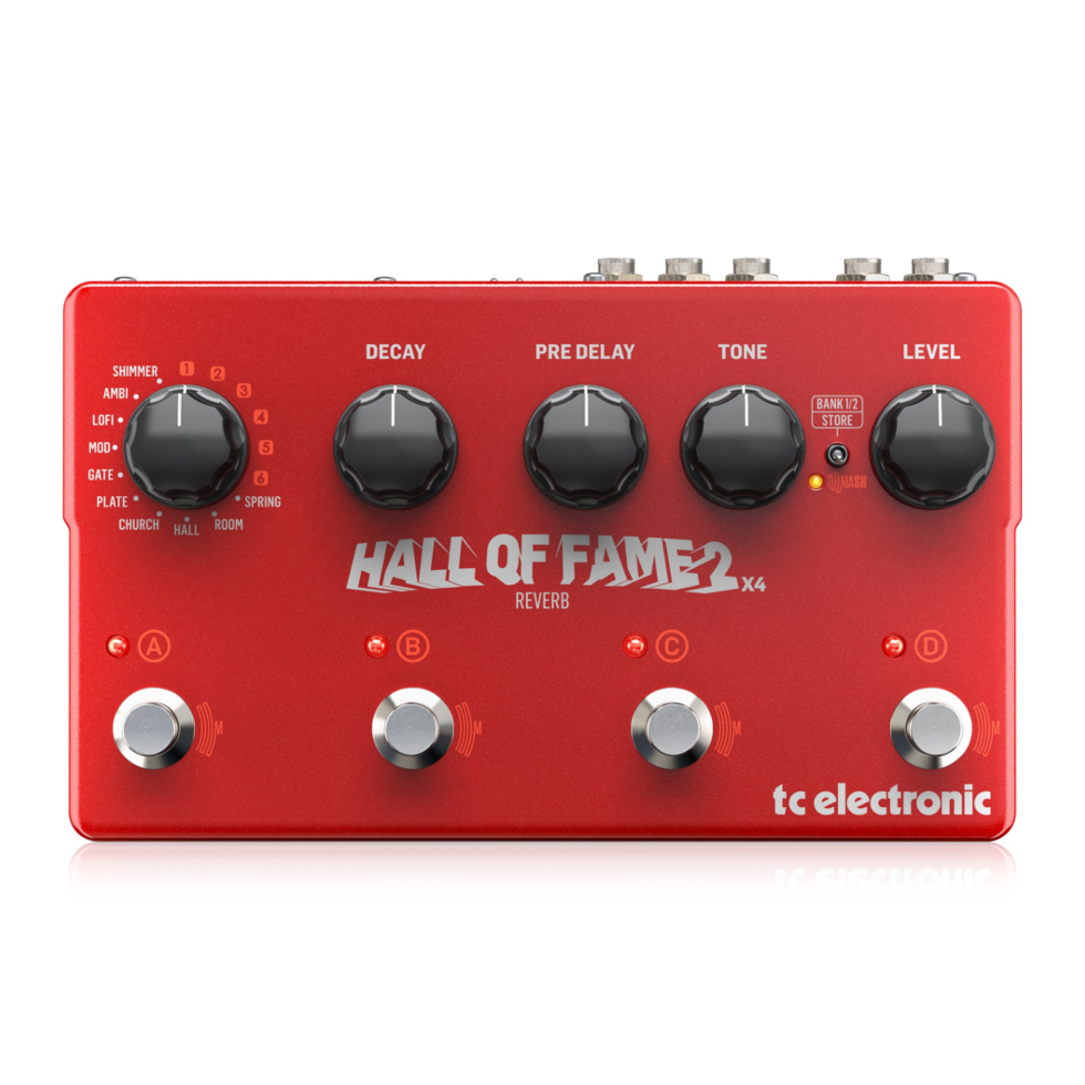 HALL OF FAME 2 X4 REVERB педаль эффекта реверберации TC Electronic