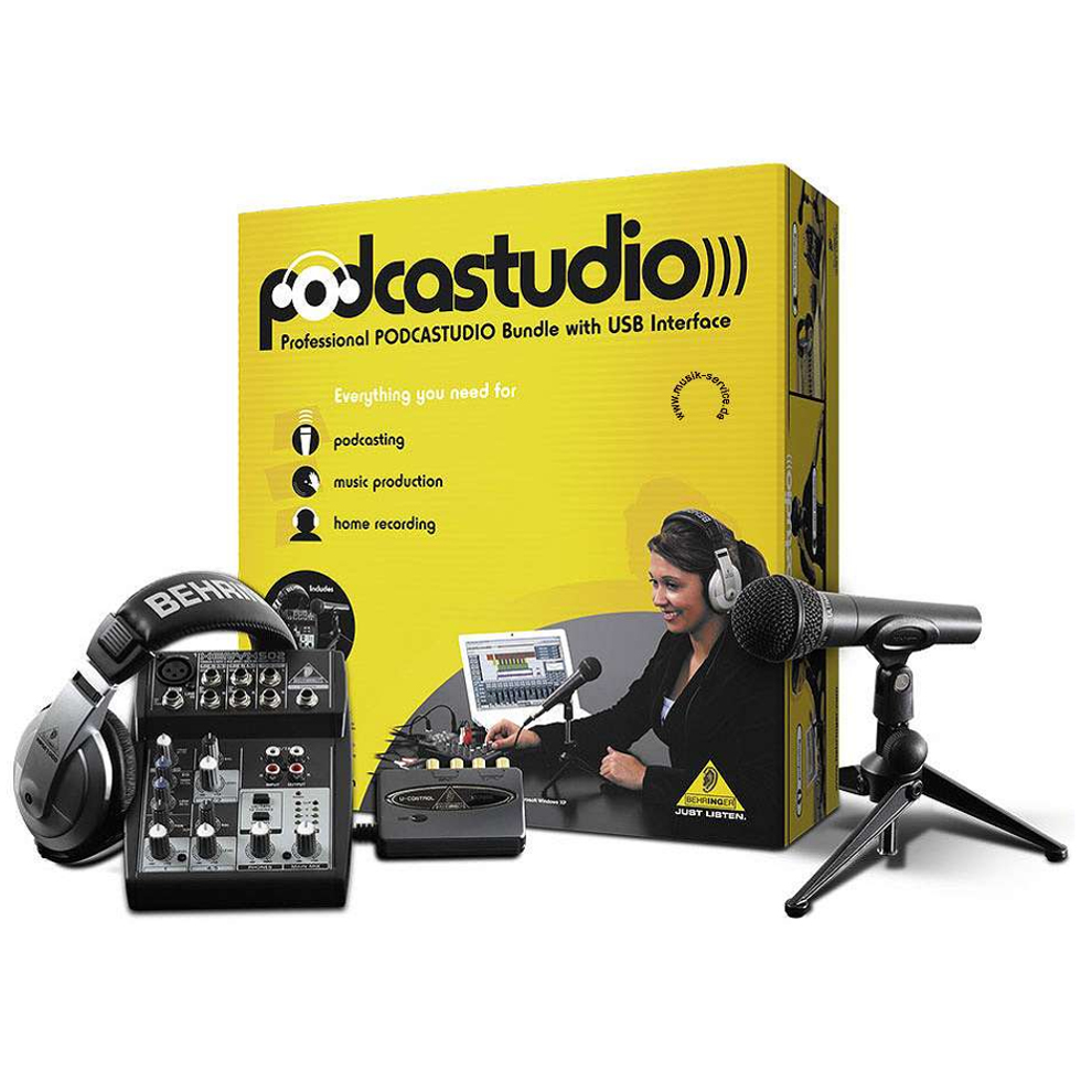 Podcastudio USB набор для звукозаписи Behringer