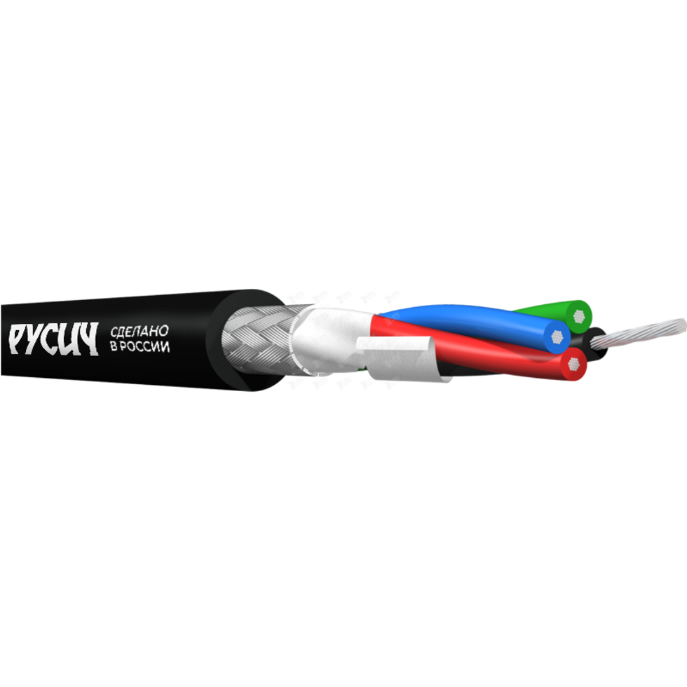 МКП-4050П кабель квадропольный микрофонный РУСИЧ