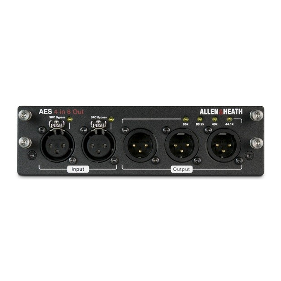 M-DL-AES4I6O-A карта Allen&Heath