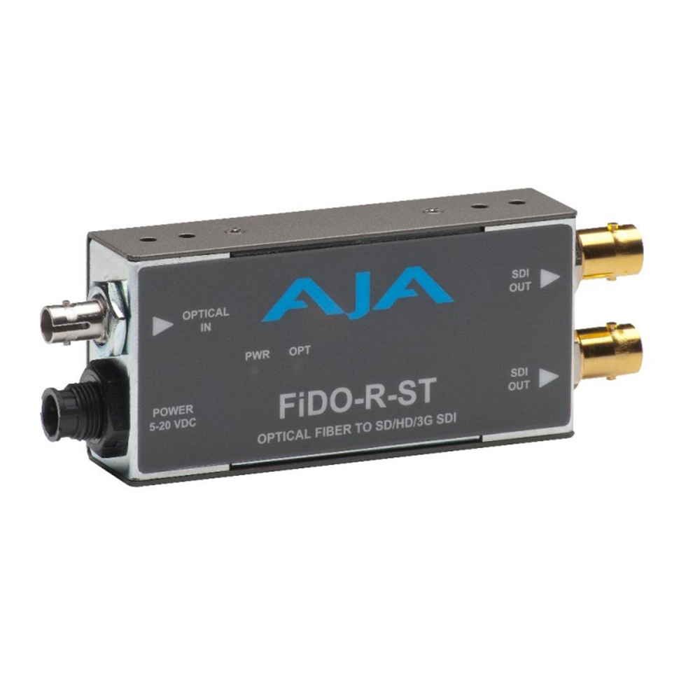 FiDO-R-ST одноканальный оптический конвертер AJA