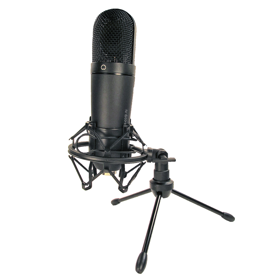 MCU-01 (черный) + стойка и амортизатор USB микрофон Recording Tools