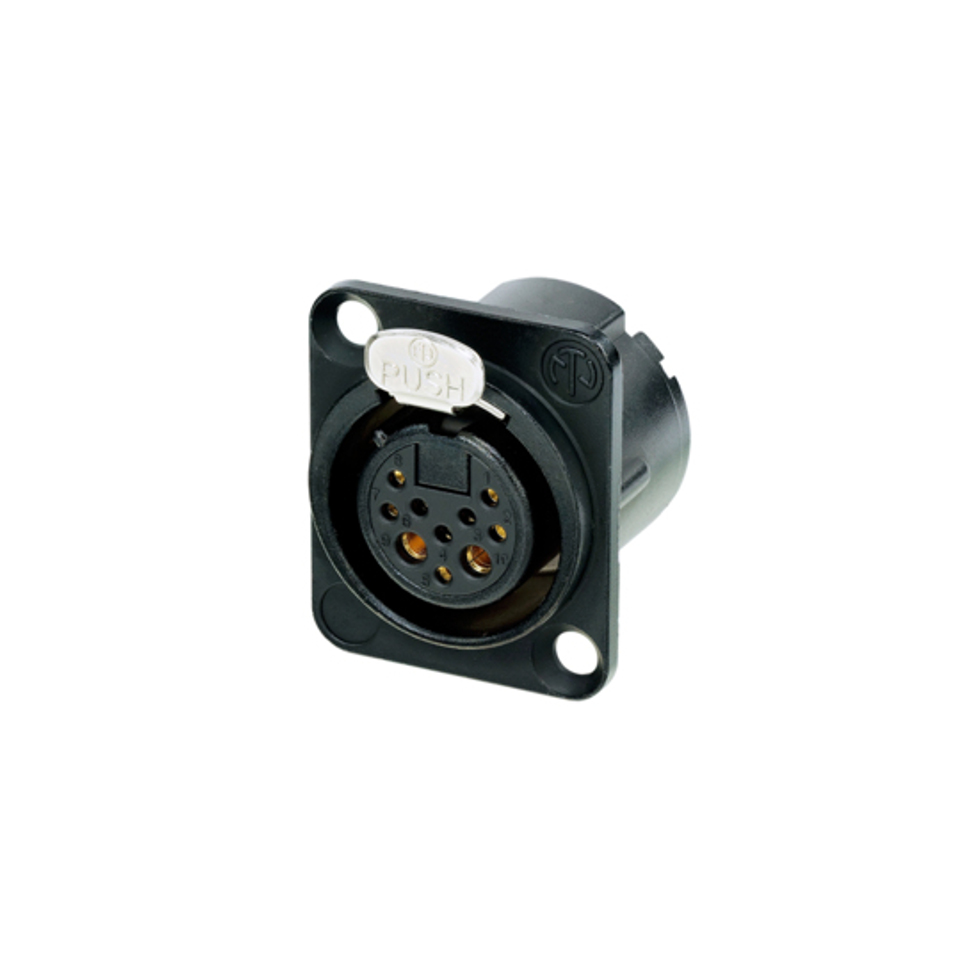 NC10FD-LX-B разъем XLR Neutrik